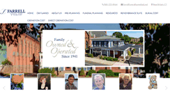 Desktop Screenshot of farrellfuneralhome.com
